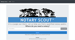 Desktop Screenshot of notaryscout.com